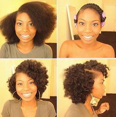 www.shorthaircuts… Gorgeous Twist Out after hair steaming! teamblackhurromg…