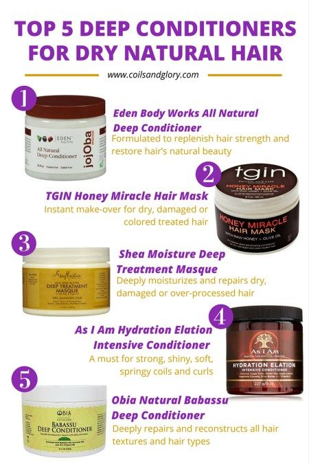 TOP 5 Deep Conditioners for DRY Natural Hair – Coils & Glory
