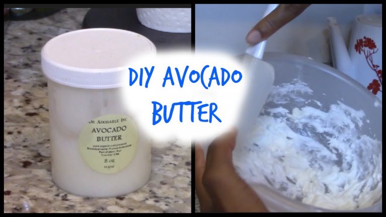 DIY Avocado Hair Butter for Natural Hair