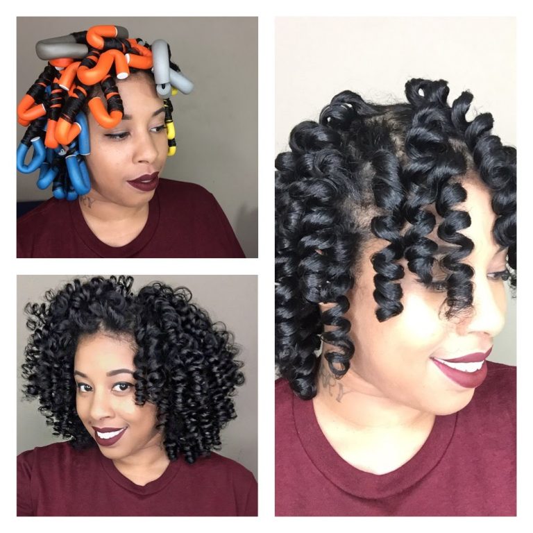 FlexiRodSet On Natural Hair/Fine Hair/Heat styling