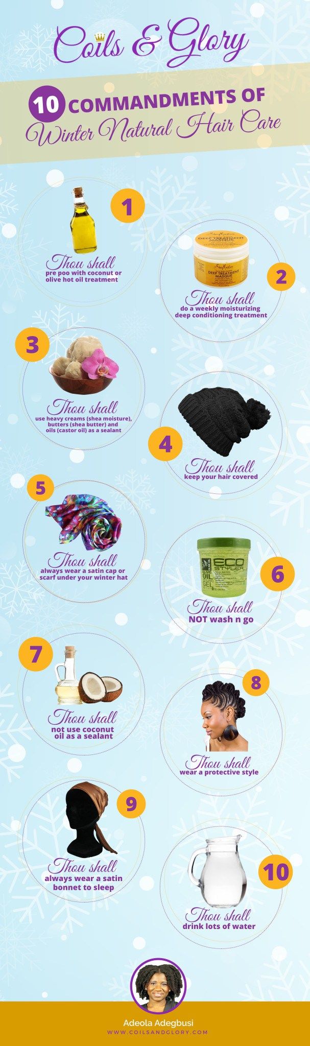 10 Commandments of Winter Natural Hair Care – Coils & Glory