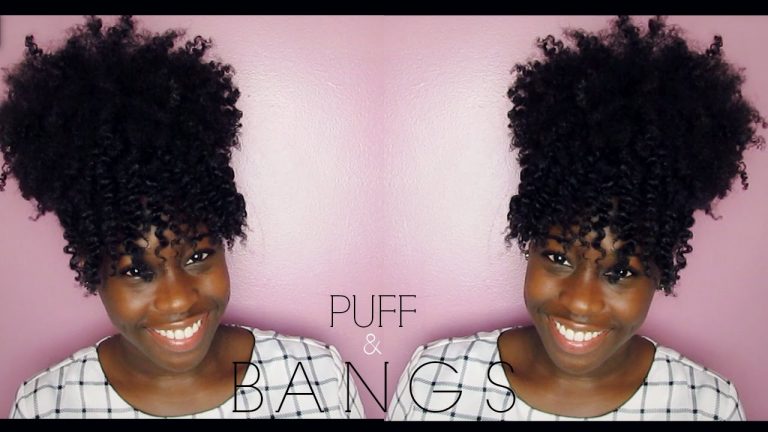 Natural hair | Puff & Bangs