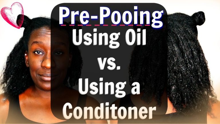 Pre-pooing Natural Hair: Using Coconut Oil vs Conditioner Before you Shampoo (Type 4 Hair)