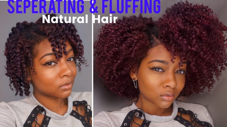 Separate & Fluff for Volume | Twist Out Take Down on Natural Hair ft Rapunzel the Future of Hair
