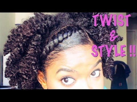 Natural Hair | Twist & Style Tutorial!!
