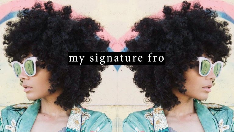 HOW TO: My Signature FRO || Natural Hair Routine
