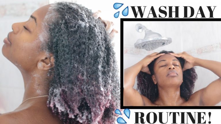Natural Hair Wash Day Routine | Start To Finish | journeytowaistlength