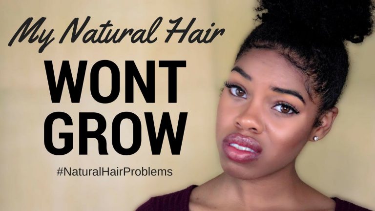 My Natural Hair WONT GROW #naturalhairproblems
