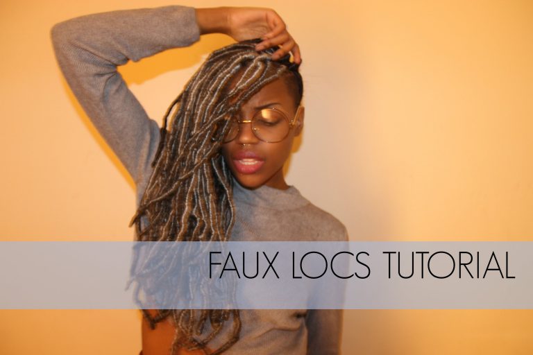 Faux Locs Tutorial on Short Natural Hair | Kanekalon/X-Pression hair