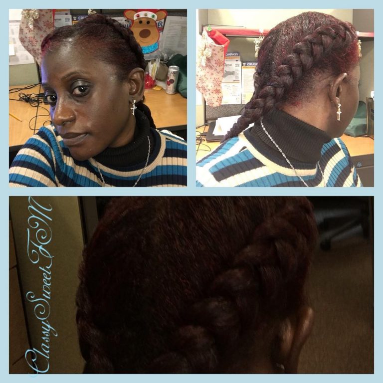 #12/8/17#11wkspostrelaxer#stretchingrelaxer#Braid#hairstyles#protectivestyles#lo…