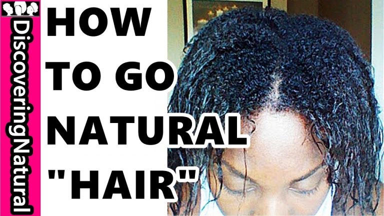 How to Go Natural and Transitioning to Natural Hair  without Cutting your hair ( Big Chop )