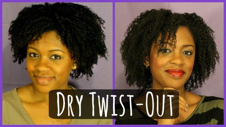 Twist out on Dry Natural Hair