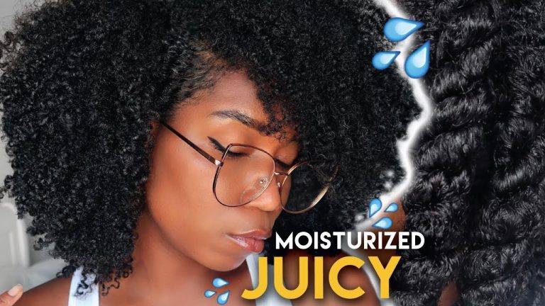 Moisturizing Natural Hair DETAILED – My Simple Routine | Type 4 Natural Hair