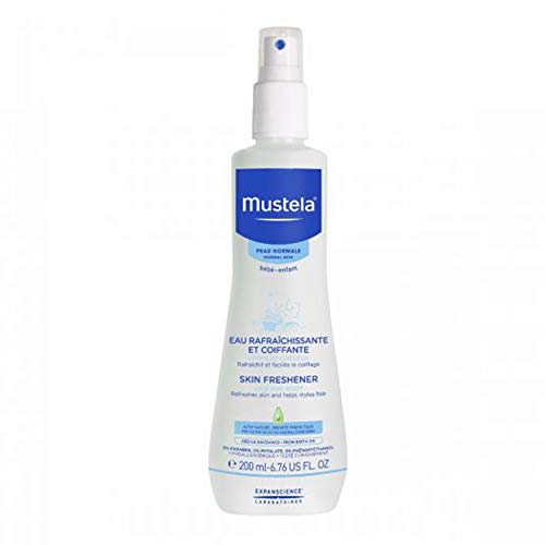 Mustela Skin Freshener, to Freshen Skin and Style Hair, for Baby, with Natural Avocado Perseose, 6.76 Fl. Oz.