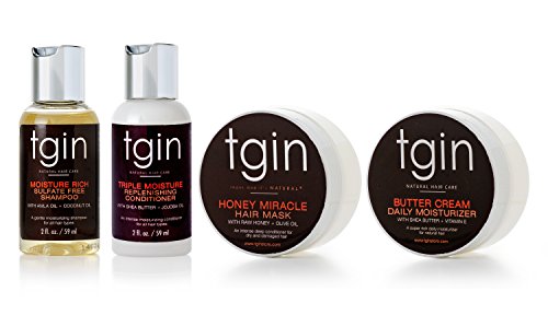 tgin Moist Collection, Sample Pack for Natural Hair, 2 oz.