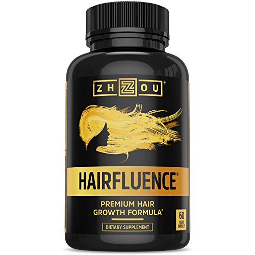 HAIRFLUENCE – Hair Growth Formula For Longer, Stronger, Healthier Hair – Scientifically Formulated with Biotin, Keratin, Bamboo & More! – For All Hair Types – Veggie Capsules