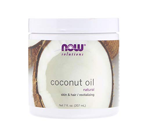 NOW Solutions, Coconut Oil, Naturally Revitializing for Skin and Hair, 7-Ounce