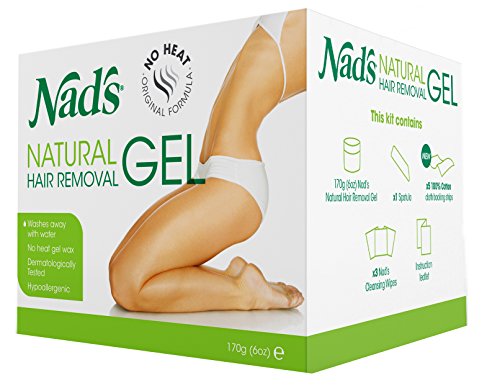 Nad’s Natural Hair Removal Gel Refill for Kit No Heating Waxing