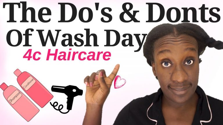 Natural Hair WASH DAY Routine  Do's & Dont's| Healthy Hair Results