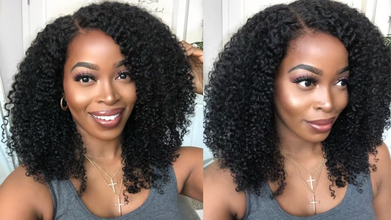 Finally Another Affordable NATURAL HAIR WIG ?100% Glueless Lace Wig Install: No Gel ft.CURLS CURLS