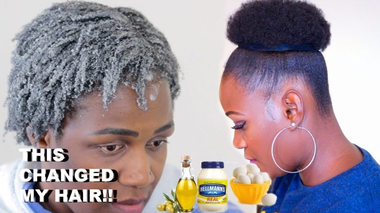 DIY PROTEIN TREATMENT FOR DRY DAMAGED NATURAL  HAIR