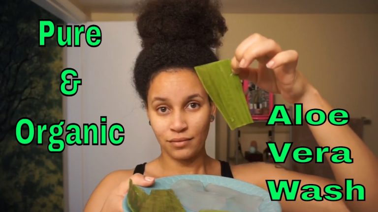 Pure & Organic Aloe Vera Wash for Natural Hair