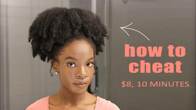 EASIEST, CHEAPEST MOST NATURAL FAKE PUFF TUTORIAL| Easy Hairstyling For Short Natural Hair