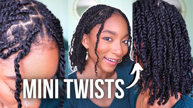 HOW TO do MINI TWISTS on natural hair! #protectivestyles | JaiChanellie
