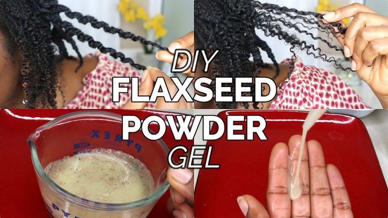 How to make FLAXSEED GEL with FLAXSEED POWDER | Natural Hair | DiscoveringNatural