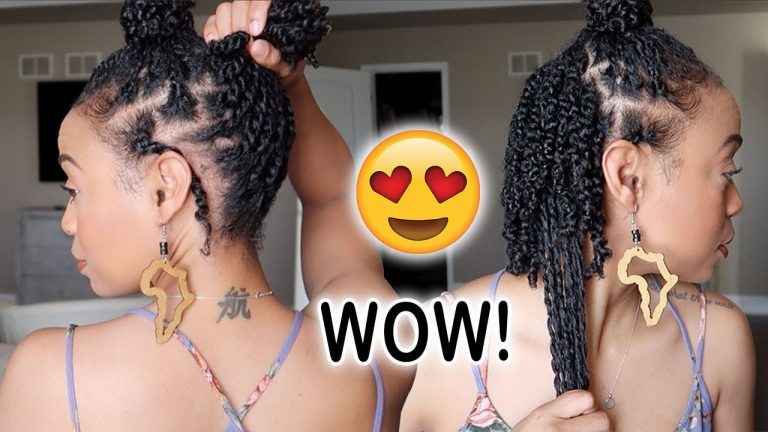 QUICK Method for Mini Twists on Natural Hair +  Updated Length Check! ?