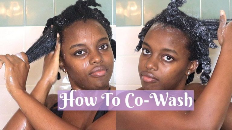 Best Way To Co-Wash Short 4C natural hair | Hair Newbies #2