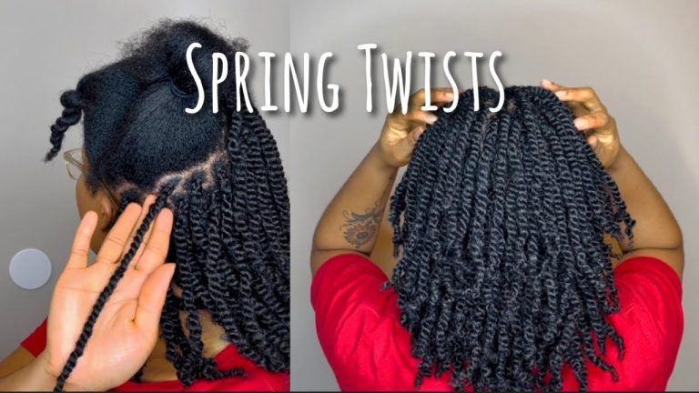 DIY Spring Twists Tutorial | Easy Protective Style for Natural Hair