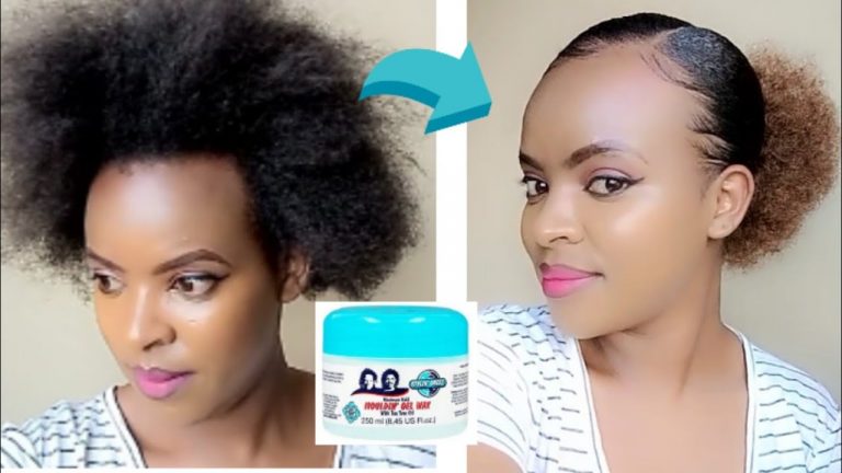 How to apply moulding gel wax on natural hair. Sleek Low puff on natural hair// Arielskecher