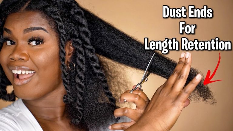 How to Trim and Dust Your Natural Hair at Home