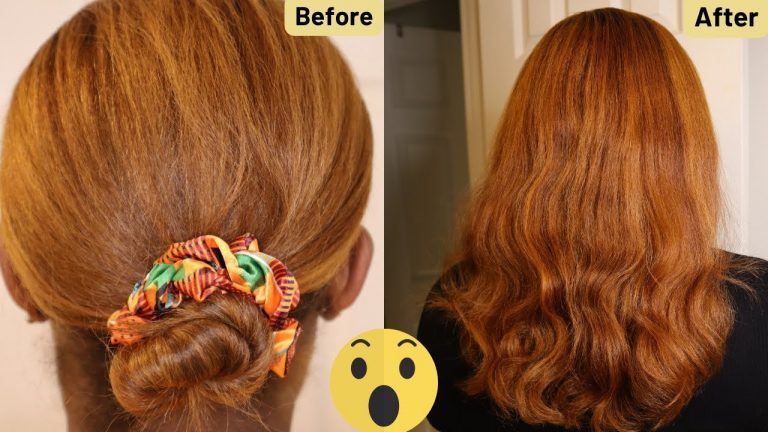 How to Get Heatless Curls Overnight on Colored Treated Natural Hair