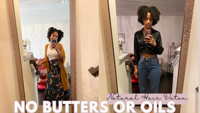 No Oils or Butters Natural Hair Detox – Week 2 | Wash Day using UFD Products | Gabrielle Ishell