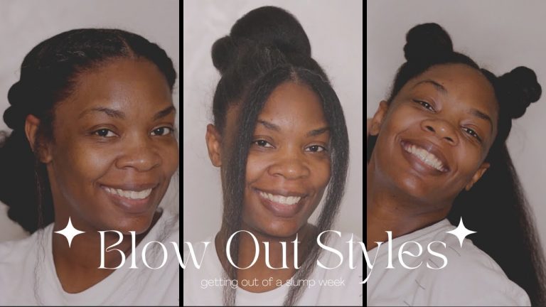 Natural Hair Blow Out Styles