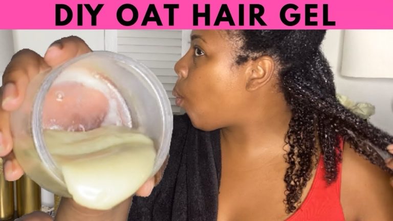DIY Oatmeal hair Gel | Oats for Dry Natural Hair