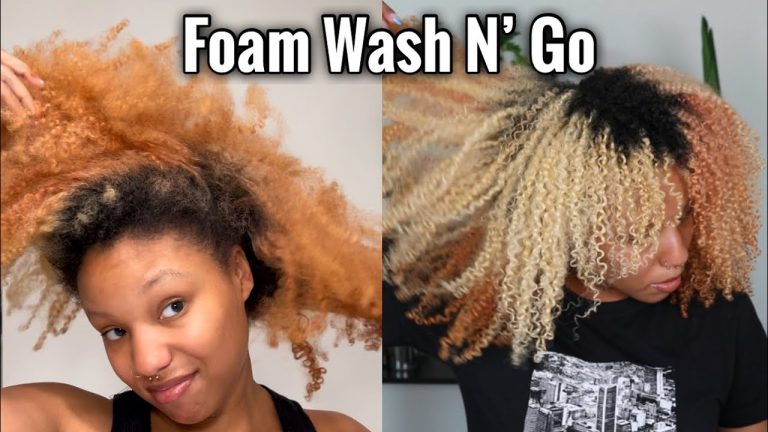 Foam Wash N’ Go On Transitioning Natural Hair