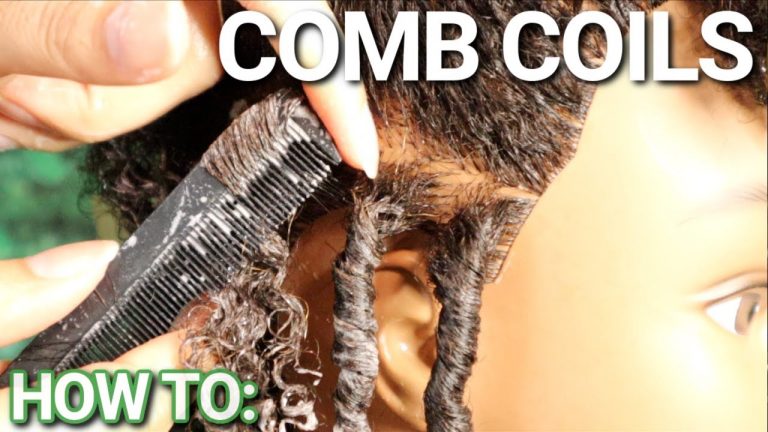 How to do Comb Coils | Styling Natural Hair