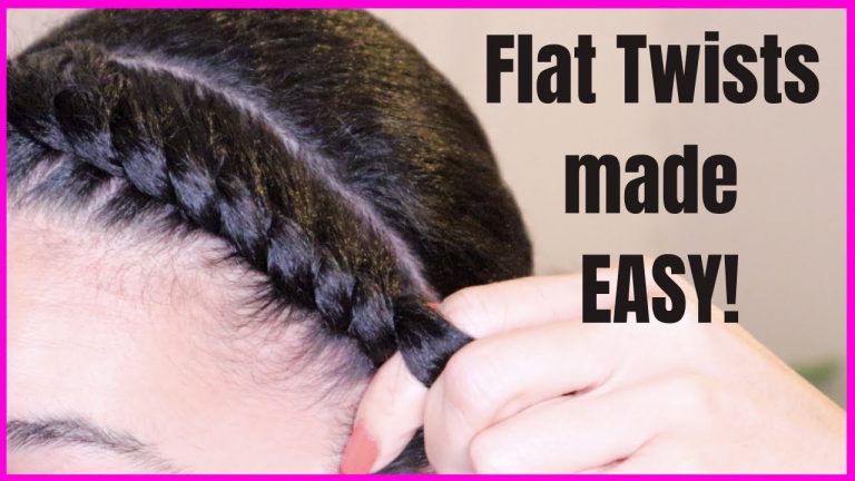 FLAT TWISTS MADE EASY! Tutorial for beginners | Natural Hair | AbbieCurls