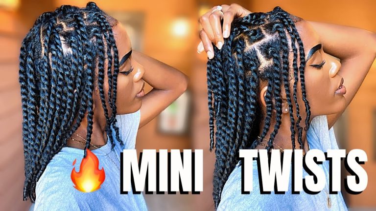MINI TWISTS ON STRETCHED NATURAL HAIR – PERFECT PROTECTIVE STYLE