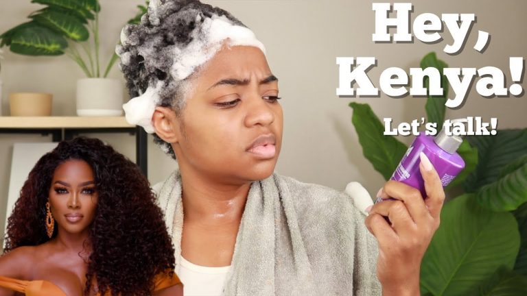 Chile, I Tried Kenya Moore Hair Care On My Type 4 Natural Hair!!!