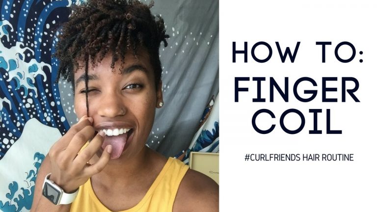 Finger Coils on Tapered Natural Hair | Heatless Super Defined Curls | #Curlfriend’s Hair Routine