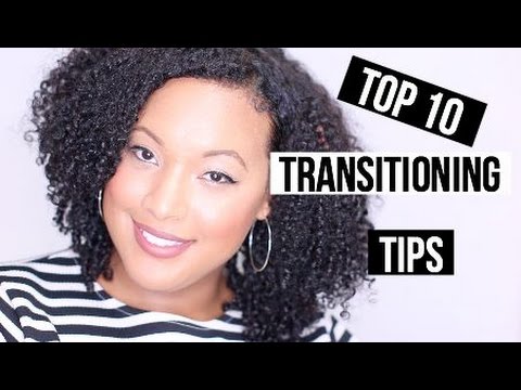 10 TIPS ON TRANSITIONING TO NATURAL HAIR!!  (NO BIG CHOP required)