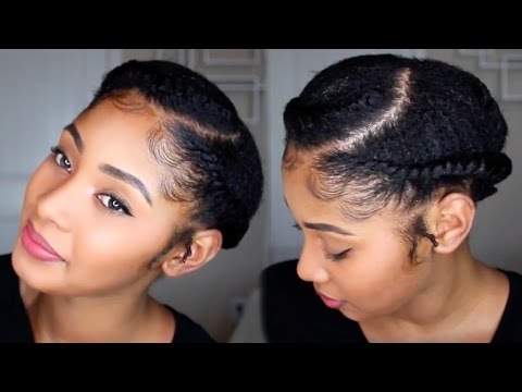 How to Protect & Strengthen Natural Hair for Winter| Cute Halo Protective Style
