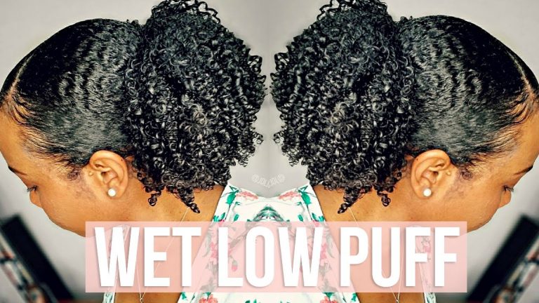 LOW PUFF ON FRESHLY WASHED HAIR (REQUESTED) | NATURAL HAIR