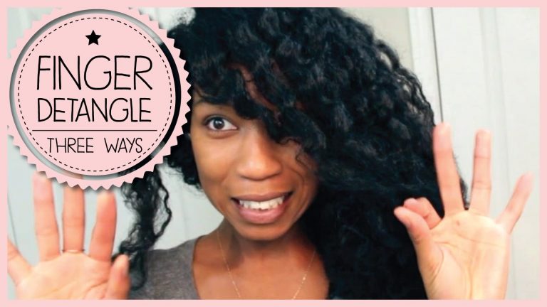 3 Ways To Safely Finger Detangle + Remove Knots on Curly Natural Hair – Naptural85
