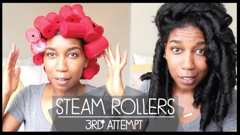 Steam Rollers on Natural Hair | 3rd Attempt – Naptural85