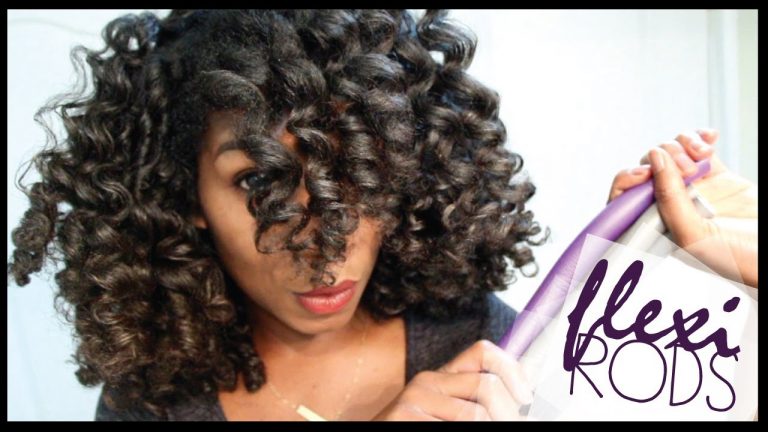 How To Cheat A Flexi Rod Set | EASY Technique Heatless Curls – Naptural85 Natural Hair
